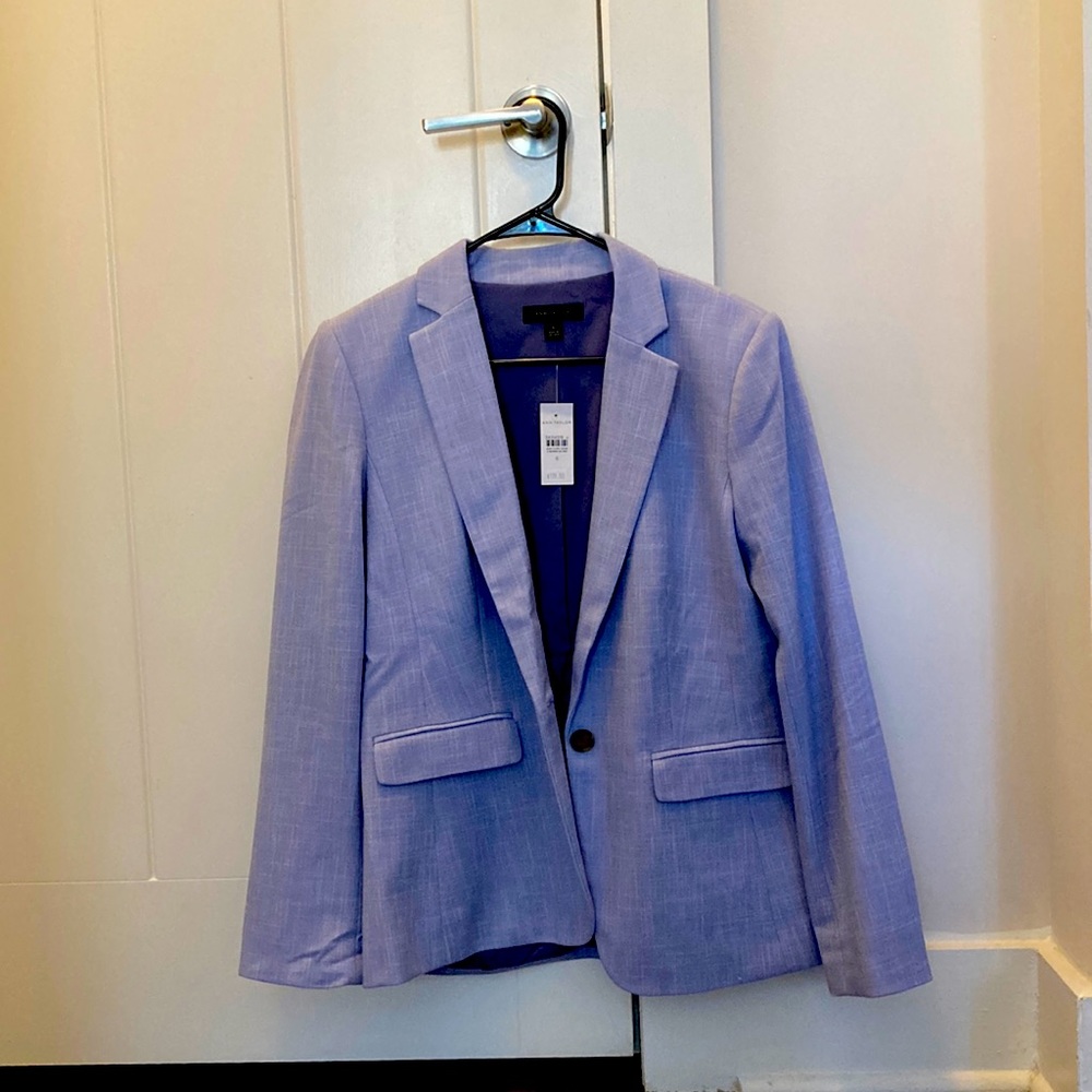 NWT Ann Taylor periwinkle blazer